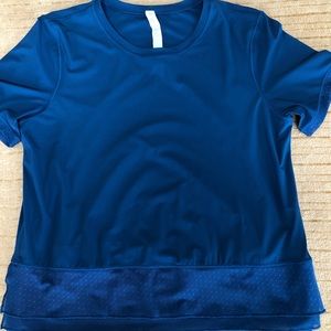 blue lululemon casual top